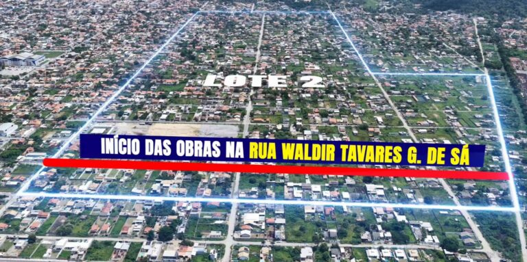 Obras estruturantes da SOMAR no Jardim Atlântico Central vão levar infraestrutura e qualidade de vida para milhares de famílias