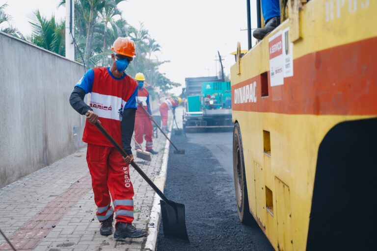 SOMAR leva recapeamento e asfalto novo à Avenida Maysa no bairro de Cordeirinho