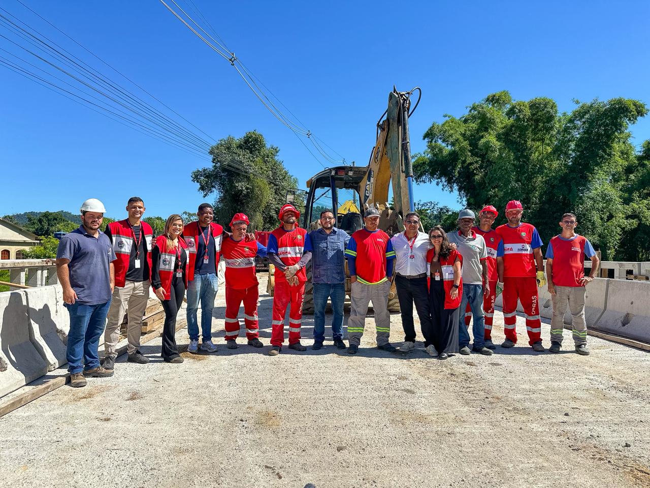 SOMAR avança na construção de pontes e urbanização viária em Maricá
