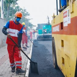 SOMAR leva recapeamento e asfalto novo à Avenida Maysa no bairro de Cordeirinho